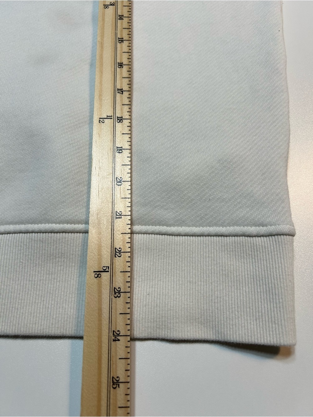 New Balance Essentials Stacked Logo Fleece Crewneck Sweatshirt White - Picture 7 of 10